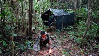 CAMPING TENGAH HUTAN SAMBIL MANCING | TIDUR NYENYAK DISHELTER APA ADANYA