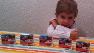 Тачки 2 Ореховая паста с сюрпризом Cars 2 Toys. Шоколадная паста с игрушками Молния Маквин