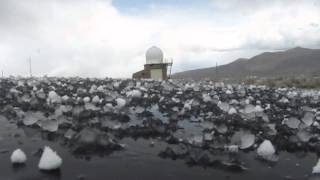 Moderate to Heavy Graupel Showers in Elko, NV!