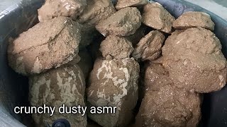 sand cement asmr dry crumbling|| pouring cement past || cement asmr