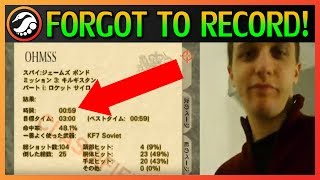 This man forgot to record his speedrun. (Silo Agent 0:59)