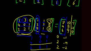 8. Interpretar o produto matricial