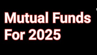 Mutual Funds For long term investment 2025. Less risky ?