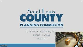 Planning Commission Public Hearing and Executive Session December 11, 2023