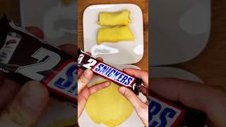 Snickers+Kinder Maxi King+Mars Pancakes 🤤🥞🍽️#shorts #viralvideo #pancake #food #snickers #mars