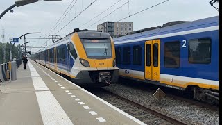 Twee NS SNG’s kruisen op Arnhem Zuid