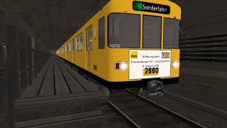 TRS 2004 U Bahn Berlin F79 U55 Eröffnungsfahrt