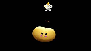 Dancing Potato - Happy Star Dancing #shorts