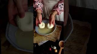 homemade Fresh mozzarella cheese