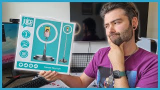 Lighting For YouTube Videos Under $50 - Juice Social Foldable Ring Light Review