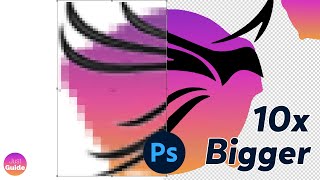 How To Resize Image Easy way using Photoshop - FAST - Stretch, Blur, Contrast DONE!