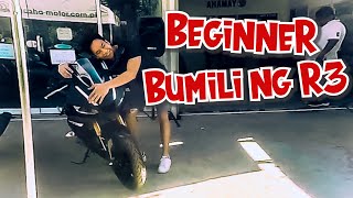 Bumili ng R3 yung tropa kong Beginner sa Motor | Buying Yamaha R3 as first Bike