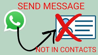 Send WhatsApp Message To Someone NOT on Your Contact List #Shorts