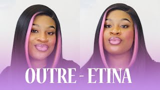 Outre SleekLay Glueless Synthetic Deep C-Part HD Lace Front Wig - ETINA |EBONYLINE.COM