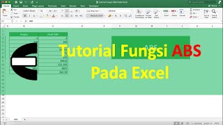 Tutorial Fungsi ABS di Excel - Compute Expert