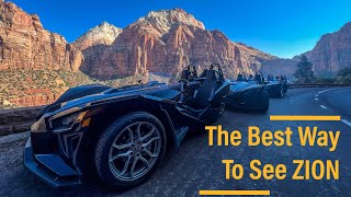 Polaris Slingshots through Zion National Park!