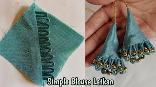 Beautiful Lankan For Blouse / Blouse Dori Hangings Making / Latkan Banane Ka Tarika