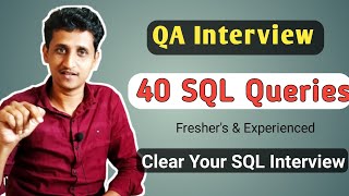 40 IMP SQL Queries | SQL Interview Questions & Answers | Mostly Asked In Interview Of QA Engineer