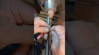 Turning an ornament finial