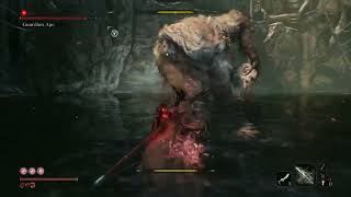 Sekiro || Guardian Ape || Charmless + Demon Bell || No DMG || No Hit || NG+7