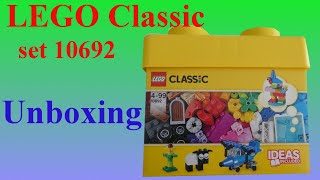 LEGO Classic set 10692 - Unboxing