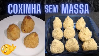 COXINHA SEM MASSA. Uma delicia rápido e fácil de fazer.