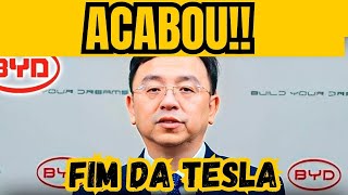 CEO DA BYD: NOSSO NOVO CARRO ESTÁ PREPARADO PARA ACABAR COM A TESLA.