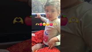 I said Apple First Time 🍎🫶 #shortsfeed #shortsviral #viral #popular #popularshorts #love #daughter