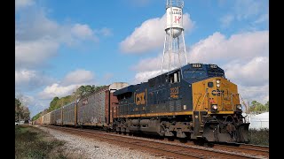 CSX X203-28 heading SB through Hilliard, FL