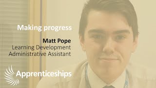 National Apprenticeship Week #NAW2020 - Making Progress