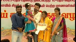 Thalapathy gets kissed by a cute kid