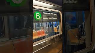 Clear 6 train rollsign at Grand Central 42nd St #nycsubway