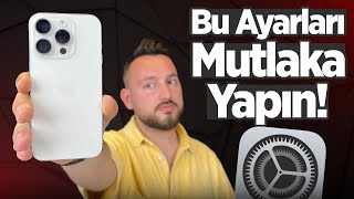 iPhone aldığınızda yapmanız gerekenler!