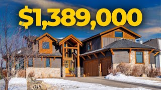 Tour A $1,389,000 Country Estate Home with STUNNING DETAILS Near Cochrane Lake!