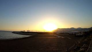 Sunset at Salerno, Italy