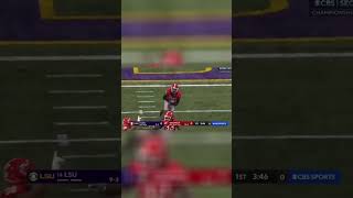 Georgia BLOCKS LSU Fieldgoal and RETURNS for TD!😱 #viral #shorts #football #ncaaf #college #tiktok