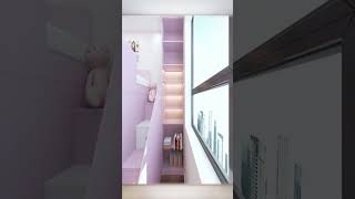 kamar kecil serba pink |kamar anak/ Minimalist Interior Design Ideas | #shorts#dekorasi#roomdekorasi