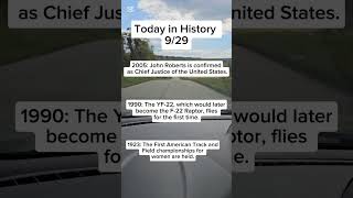 Today in History September 29th #otd #History