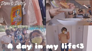 [VLOG] A day in my life (Short vlog, shopping, seeing classmates and eating.)