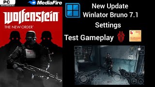 Winlator Bruno New Update 7.1 Gameplay Wolfenstein New order Test Red Magic 6 Pro SD888