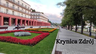 KRYNICA-ZDRÓJ 🇵🇱 NAJPIĘKNIEJSZE UZDROWISKO W POLSCE /Spacer po centrum /Palmy /Wody mineralne