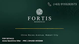 DMCI Homes Condo in Makati City | Fortis Residences | Pre-selling Condo