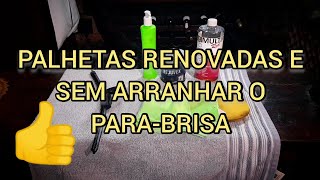 MANUTENÇÃO NAS PALHETAS DO LIMPADOR DE PARA-BRISA | COMO FAZER?