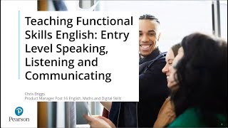 Teaching Functional Skills English | Entry Level Speaking, Listening and Communicating October 2024