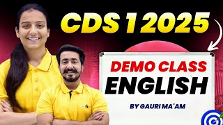 CDS 1 2025 ki English ke sare Sawal ab aap Aasani se karloge !!