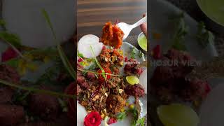 தரமான Hyderabadi Chicken Biriyani | chicken platter | chicken 65 lovers? #hosur #hosurview #shorts