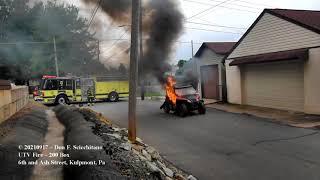 20210917 UTV Fire Kulpmont