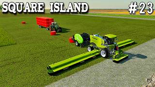 farming Simulator 22 Square Island Map Timelapse Ep #23  Mega Farm fs22 gameplay