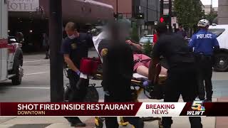 Police 1 injured after shot fired at downtown Jimmy John’s restaurant