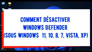 🛑 Désactiver Temporairement Windows Defender en Toute Sécurité ! 💻🔐